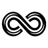 Icon symbolizing free shipping, featuring an infinity-like loop, signifying unlimited or extensive service.